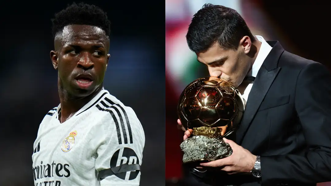 Terungkap: Selisih Suara Rodri vs Vinicius Jr di Ballon d’Or 2024