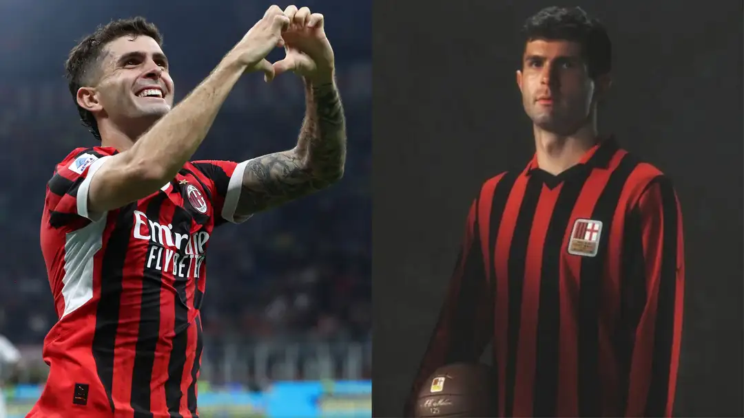 Christian Pulisic Pamer Jersey Klasik AC Milan