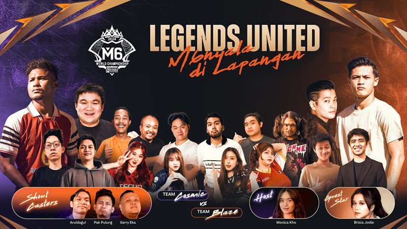 Legends United: M6nyala di Lapangan – Perpaduan Epik Sepak Bola dan Esports