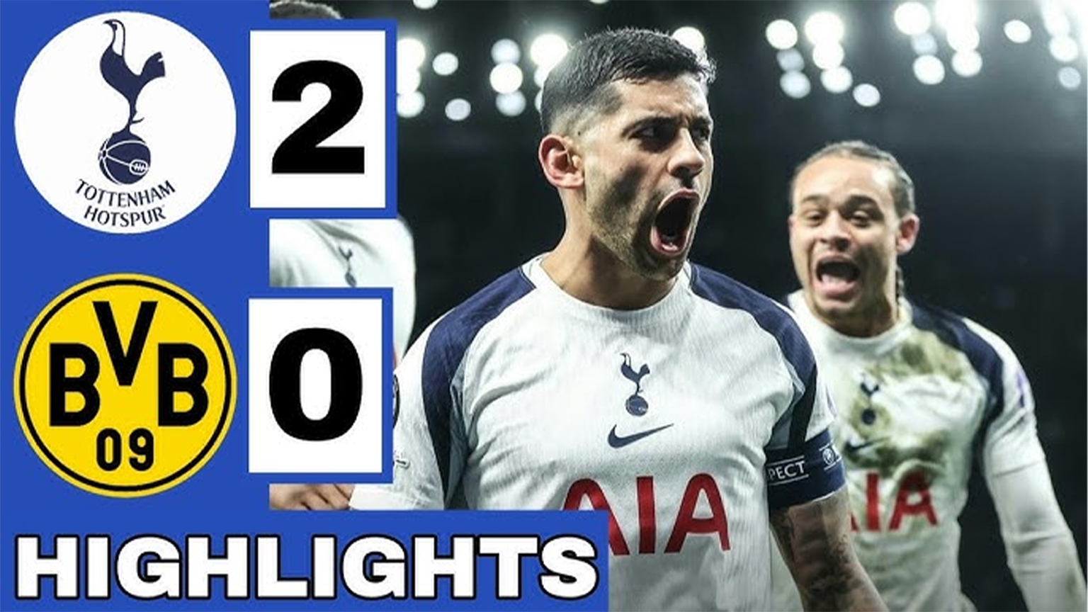 Tottenham bangkit di Liga Champions melawan Dortmund